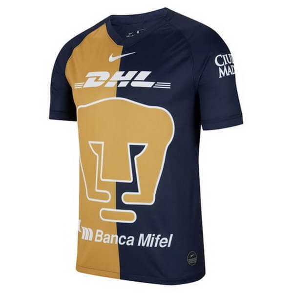 Tailandia Camiseta UNAM Pumas Tercera equipo 2019-20 Amarillo Azul